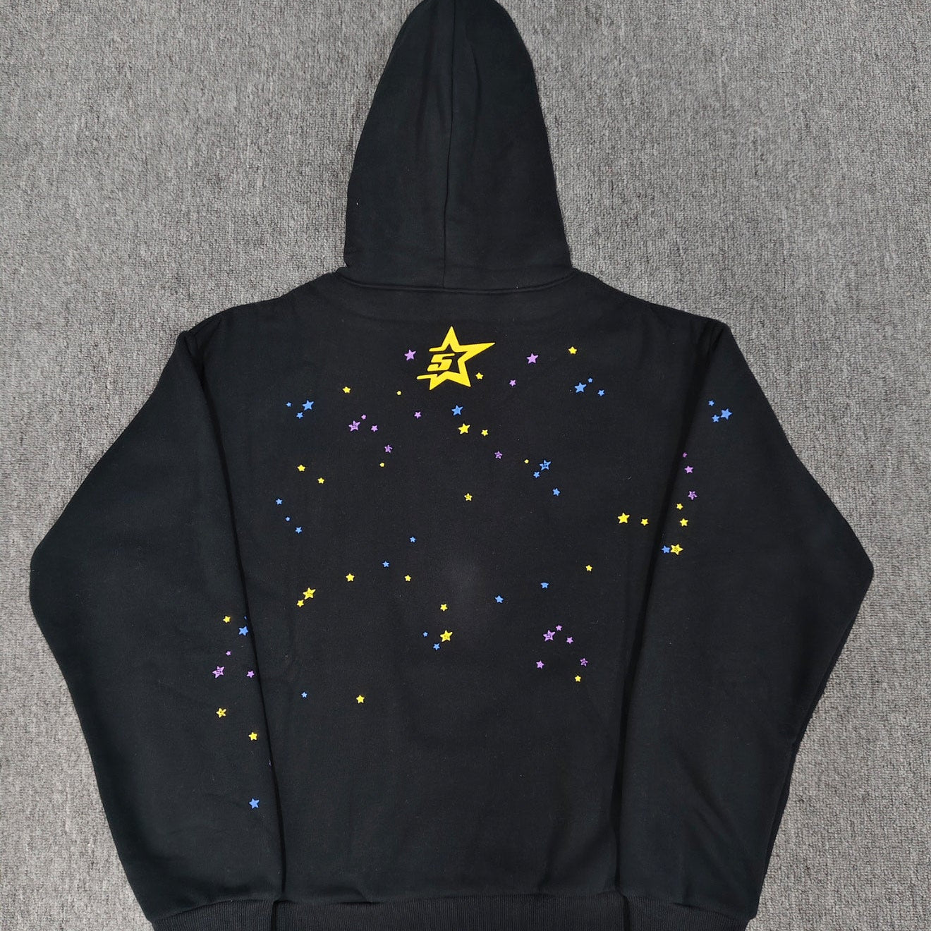 Black Splatter Spider Hoodie
